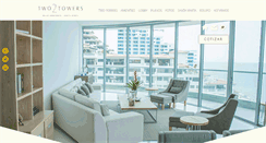 Desktop Screenshot of edificio2towers.com