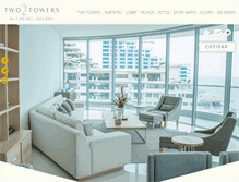 Tablet Screenshot of edificio2towers.com